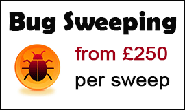 Bug Sweeping Cost in Littlehampton